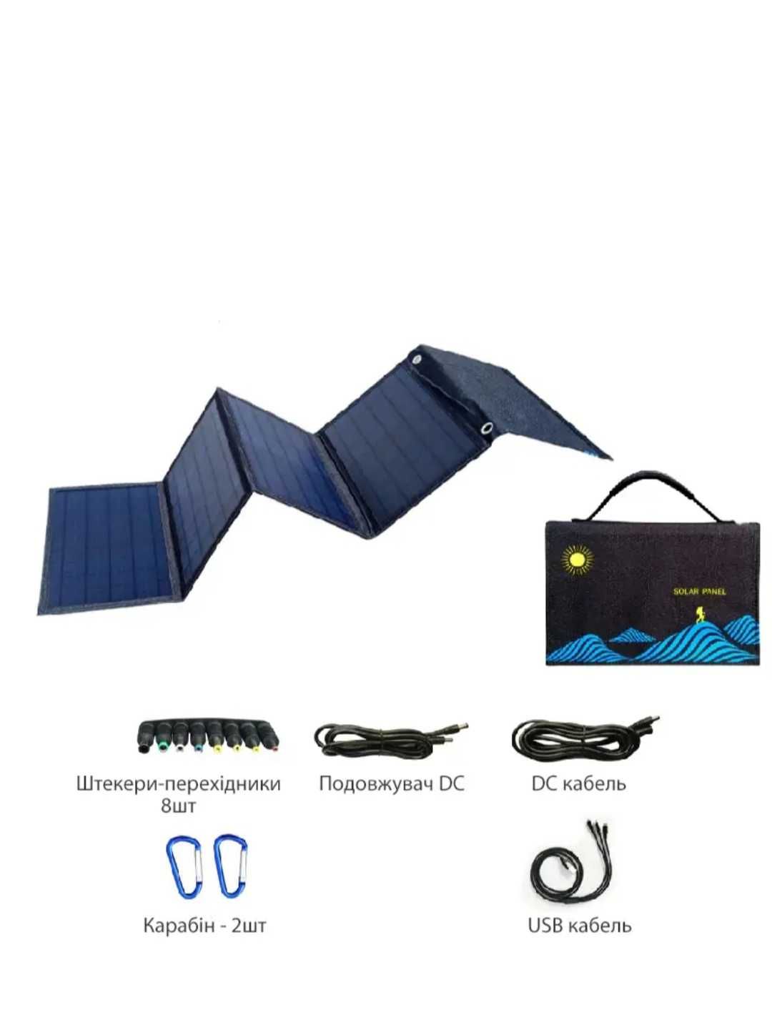 Складная солнечная панель PowerMe PRO Solar Charger 30W и 60W