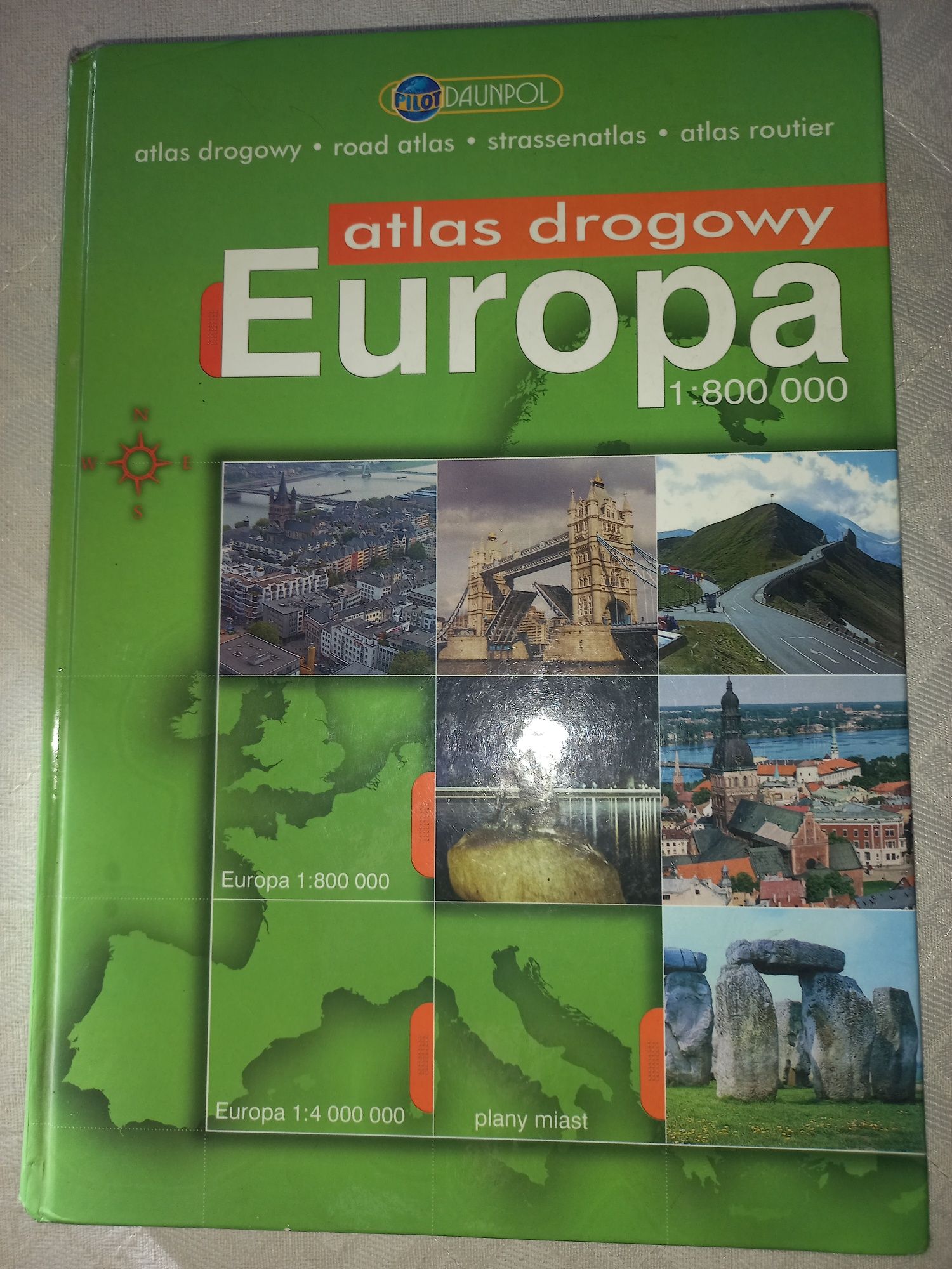 Atlas drogowy Europa