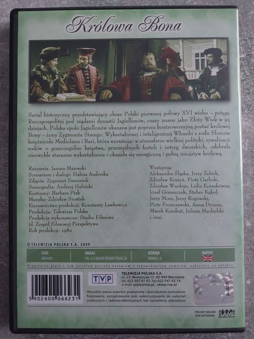Królowa Bona DVD