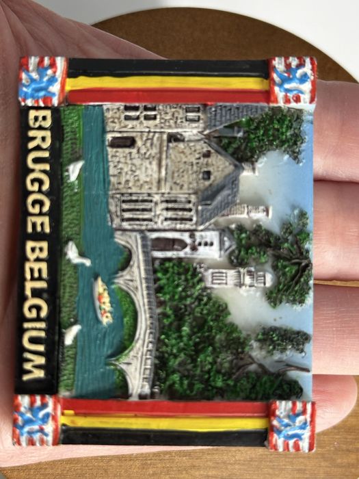 Magnes na lodówkę Belgia Bruggia