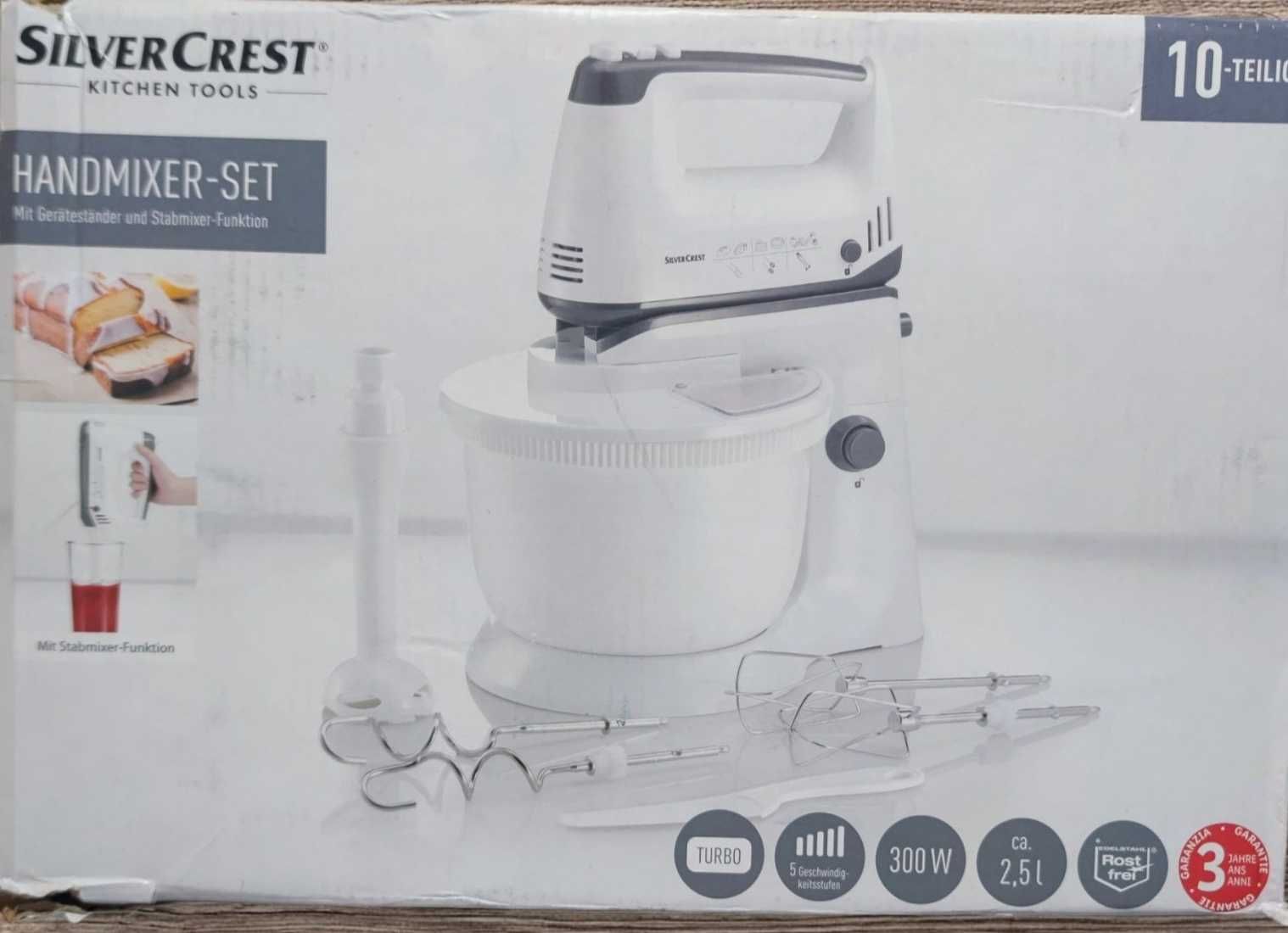 Misa, stojak i końcówki do miksera SilverCrest 300W lidl