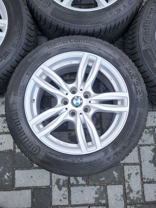 [k233] Koła zimowe BMW 17 Cali 5x112 Continental 225/55/17 22r 6m et27