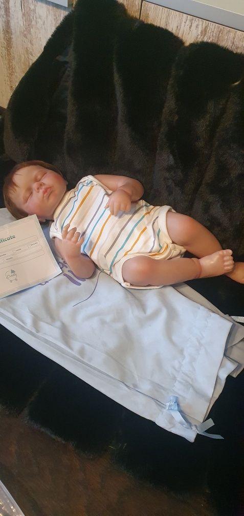 Lalka Reborn Baby, śliczny chłopczyk ok 50 cm, iCradle