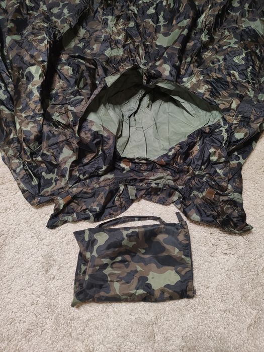 Дождевик (плащ-накидка) с капюшоном и чехлом камуфлированный Украина