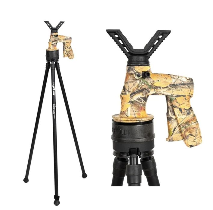 Pastorał myśliwski automatyczny statyw na broń lunetę FIERY DEER 90 cm