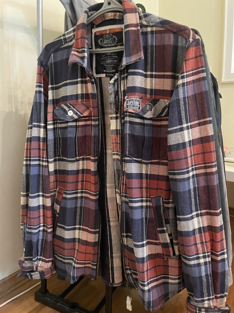 Куртка чоловіча в клітинку 2XL