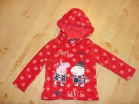 bluza polarowa polar Świnka Peppa czerwona r. 104
