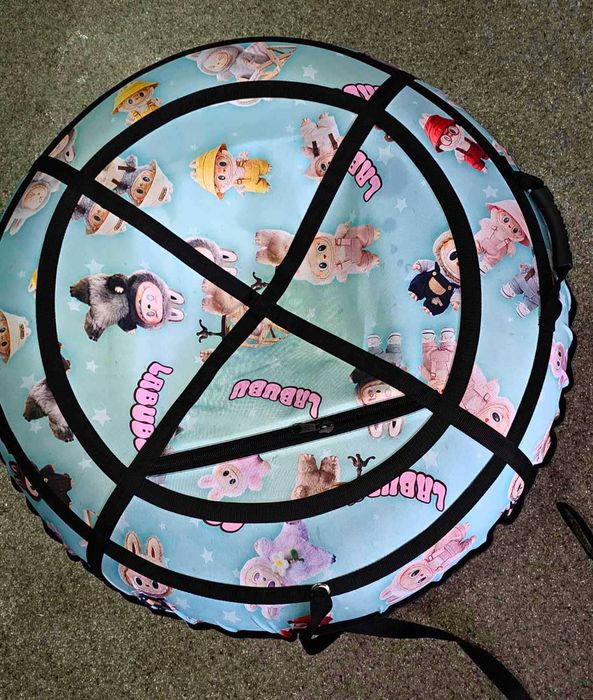 Дитячий яскравий тюбінг Стіч, Лабубу 1 м