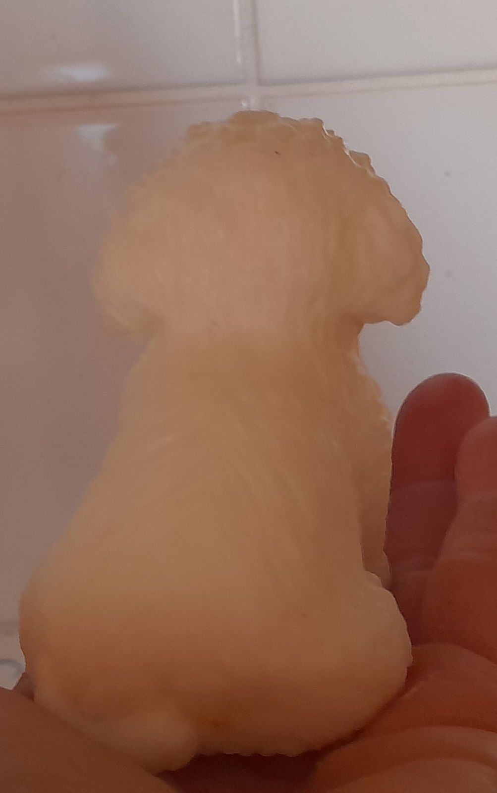 Figurka piesek wosk sojowy
