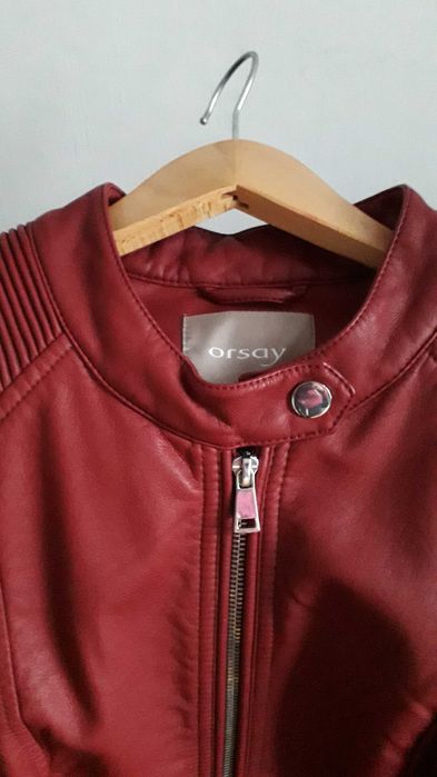 kurtka ze sztucznej skóry