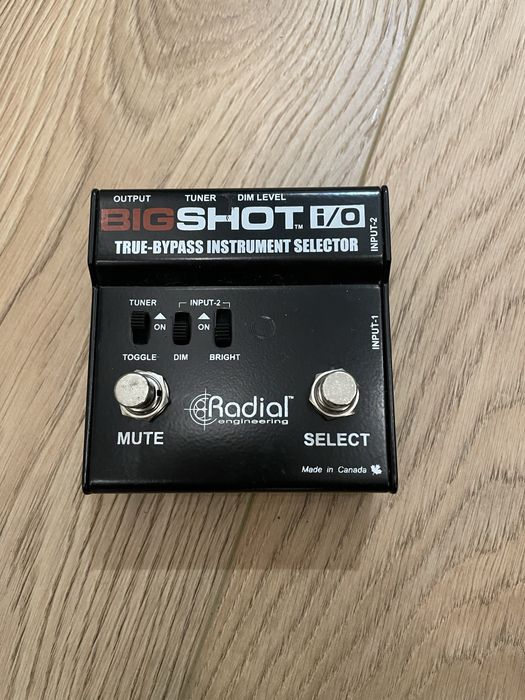 Radial BigShot I/O True Bipass Instrument Selector - Como novo