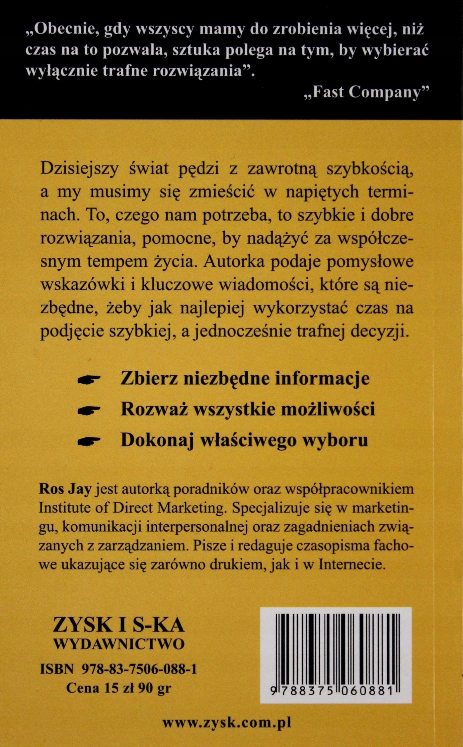 Podejmowanie Trafnych Decyzji Ros Jay