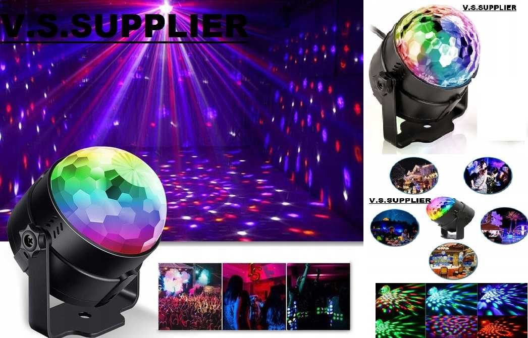 Półkula disco LED Disco Ball 3x1W pilot