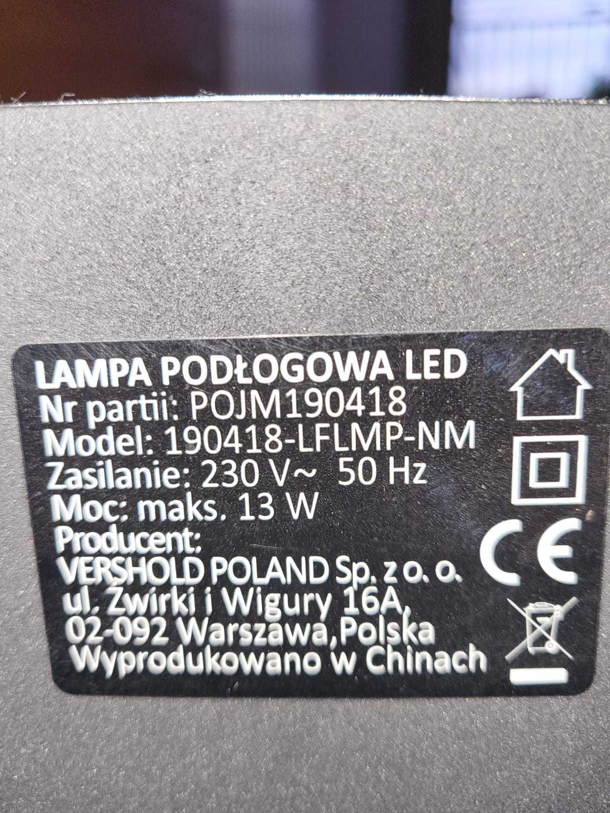 Lampa podłogowa LED
