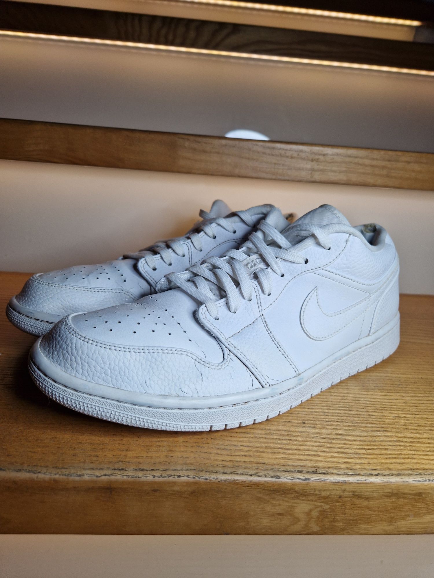 Buty Nike Air Jordan 1 Low White rozmiar.45