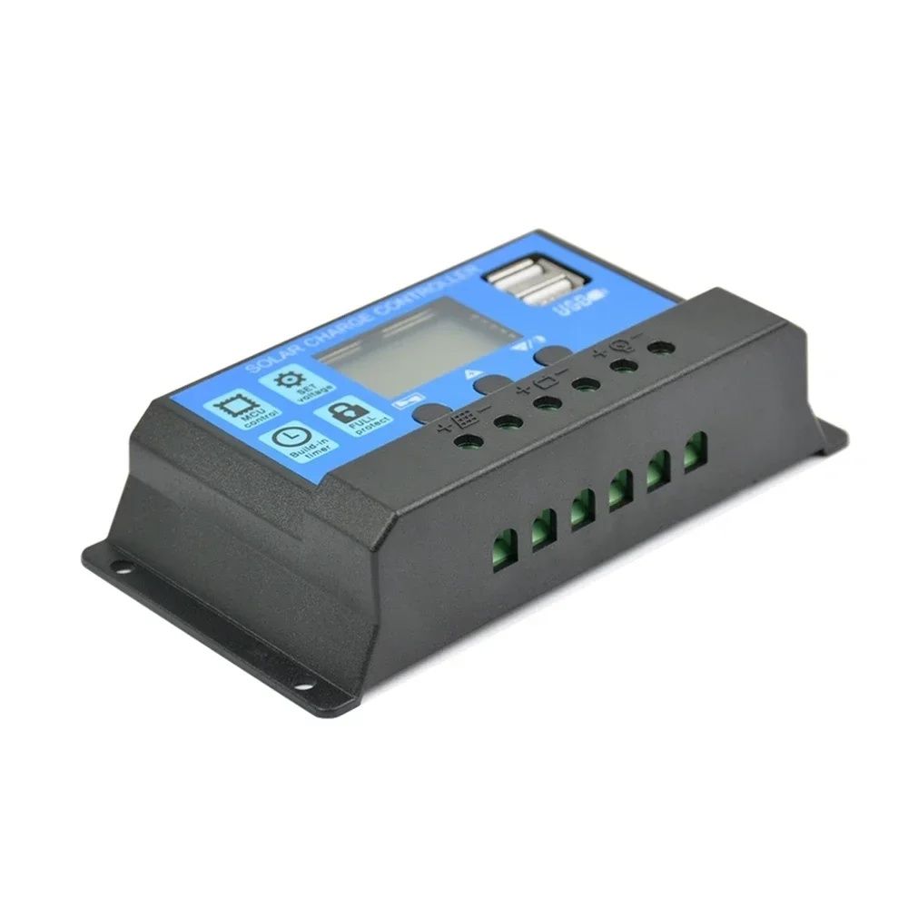Controlador para painel Solar de 30A Automático 12/24V USB Duplo *NOVO