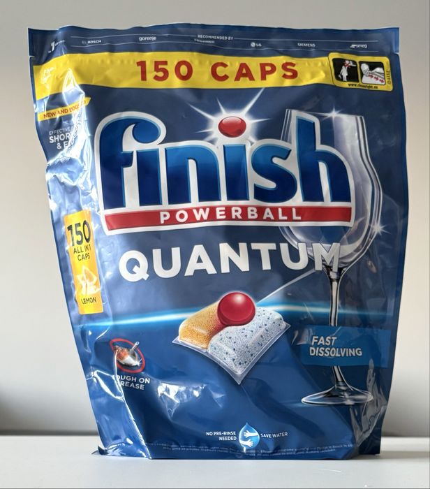 Kapsułki do zmywarki finish quantum 150 sztuk