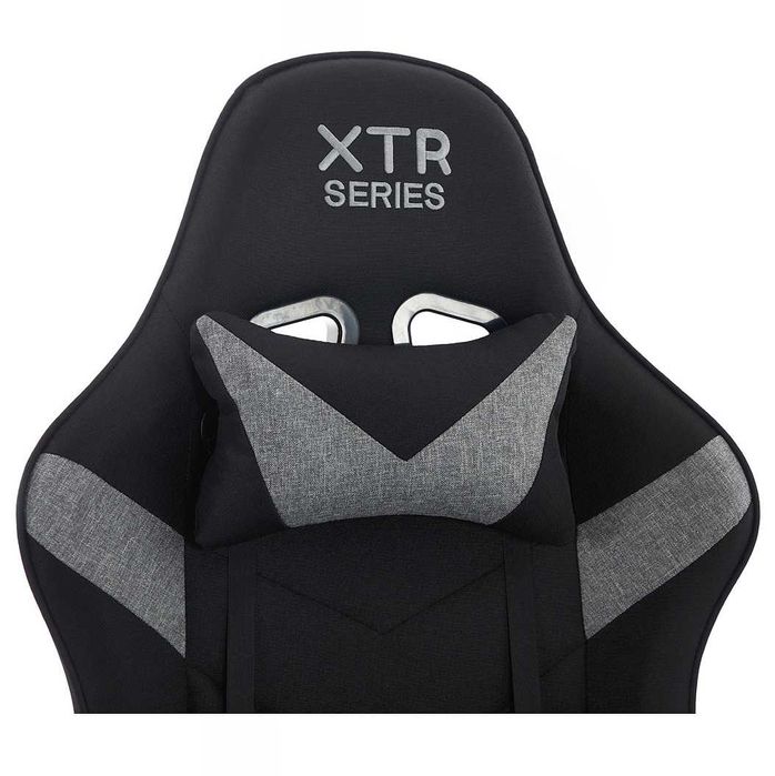 Fotel Gamingowy dla graczy tkanina EXTREME XTR Dark Gray