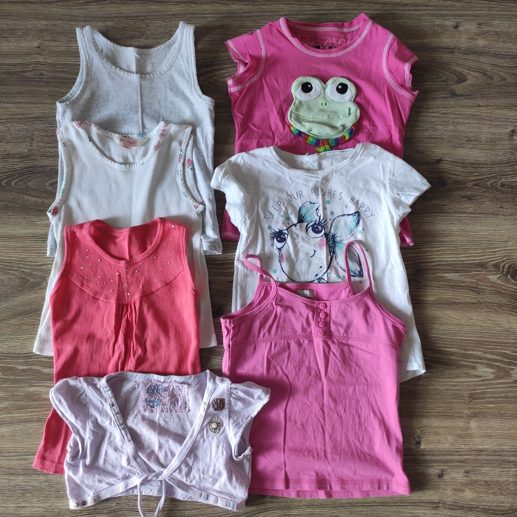 Komplet 38 szt. ubrań dla dziewczynki 6-7 lat (116-122)