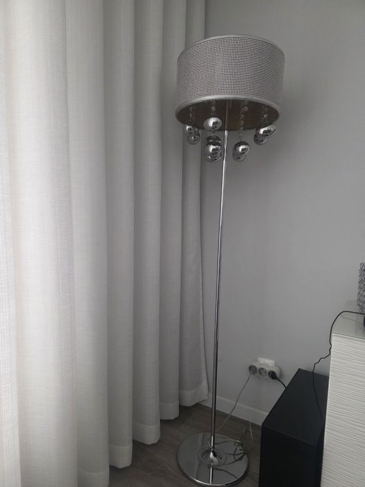 Candeeiro sala prata.
