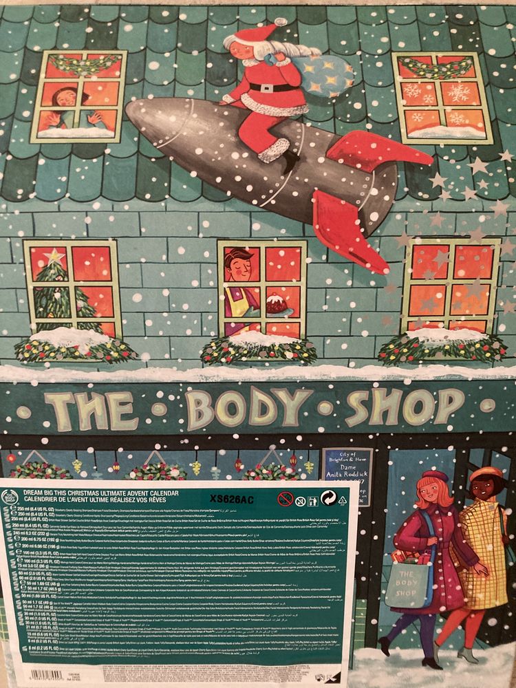 Kalendarz adwentowy The Body Shop XXXL puste pudełko