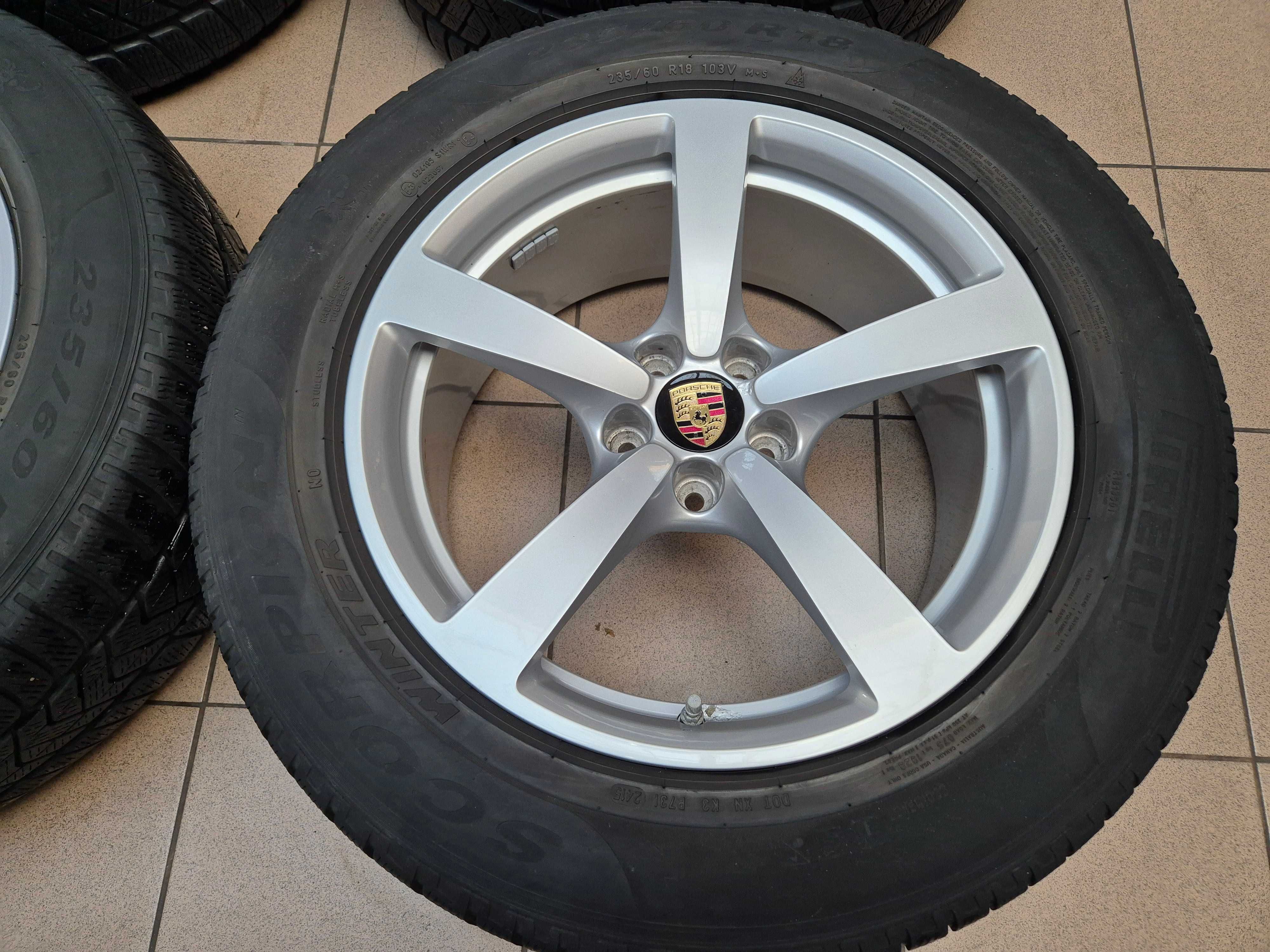 KOŁA r18 ZIMOWE 255/55r18 235/60r18 PORSCHE Macan 5x112 8x18 9x18 ET21
