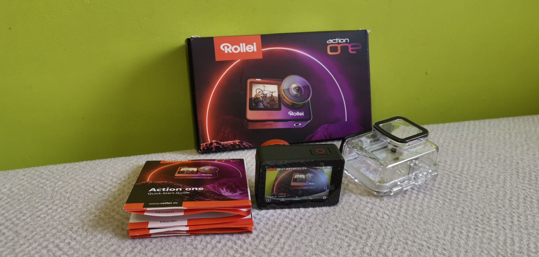 Rollei Action One 4K 60fps, 2 LCD,