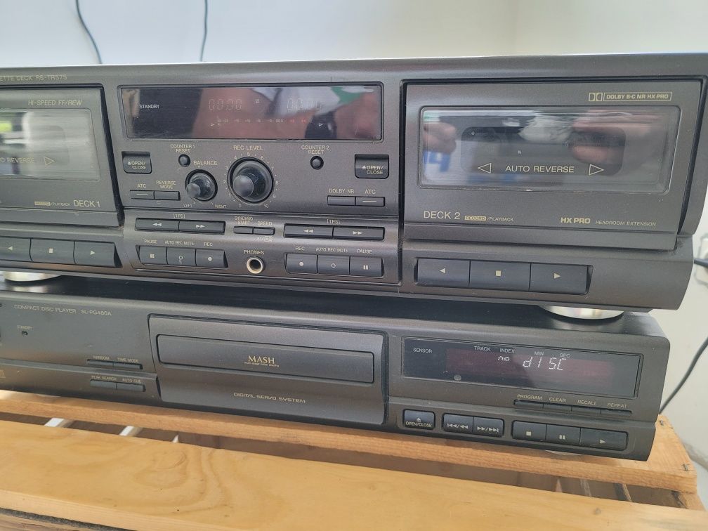 Magnetofon Technics RS-TR575, odtwarzacz SL-PG480A