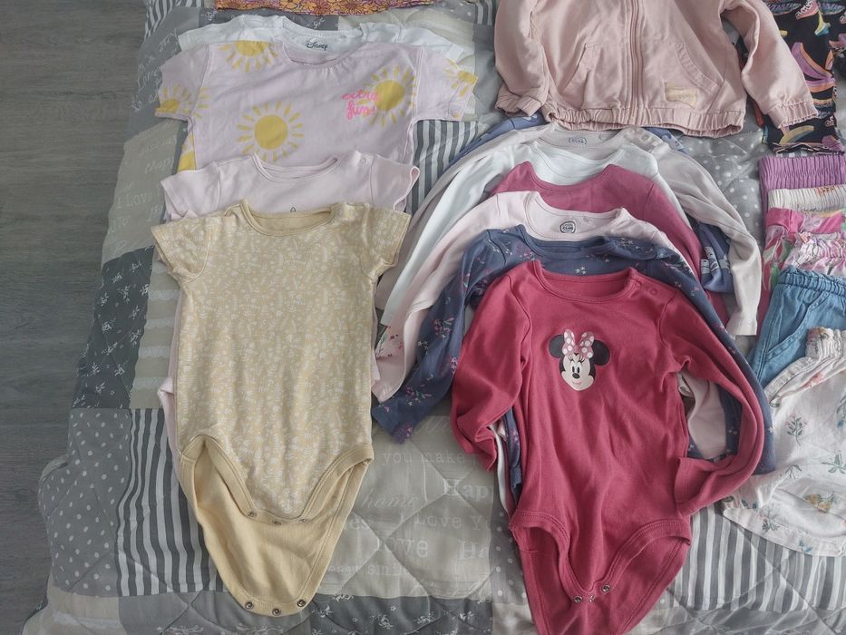 zestaw ubranek dla dziewczynki rozm. 92