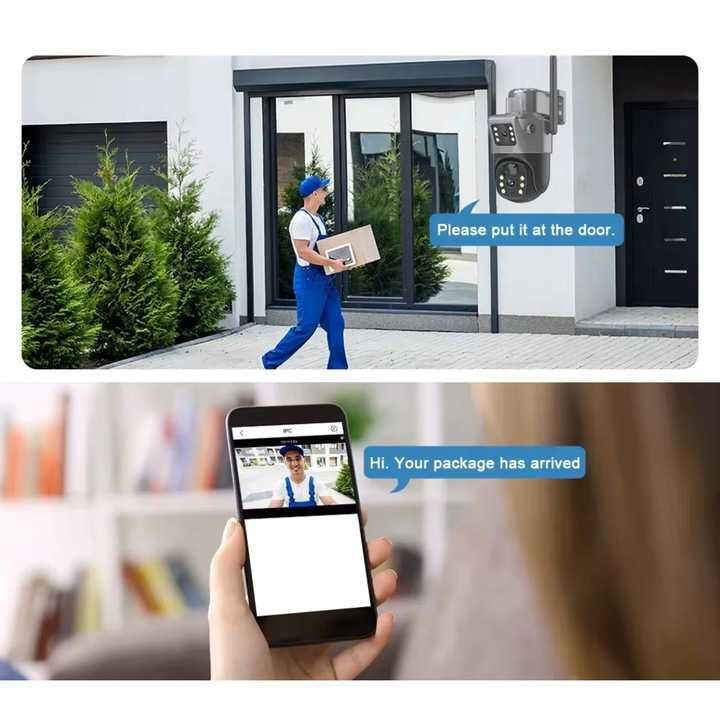 Kamera Zewnętrzna z Zasilaniem Słonecznym Wi-Fi + SIM
