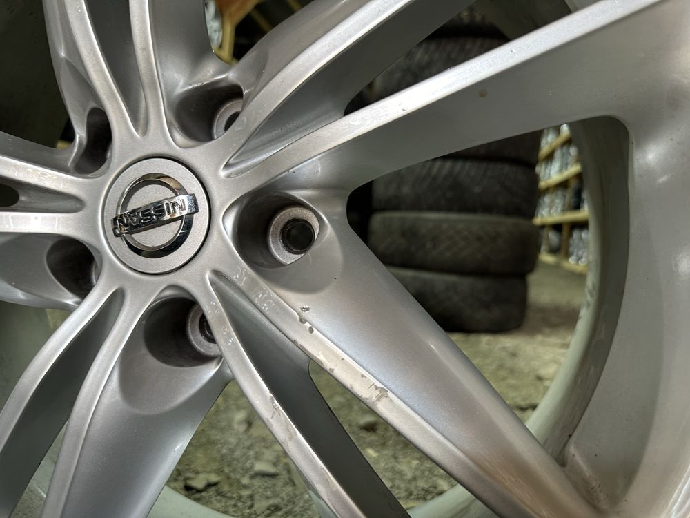 Диски Nissan 5/114.3 R19 ET40+шини літо 225/45R19 Hankook (2023рік)