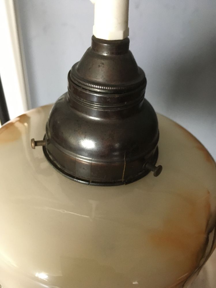 Lampka wisząca art deco okres międzywojenny