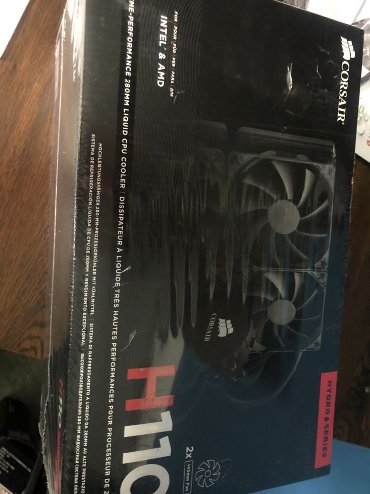 Watercooler Corsair H110 Hydro Series de 280mm (NOVO) c/Adaptador AM4