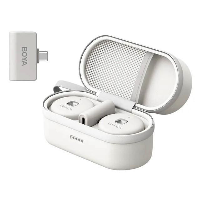 Бездротовий мікрофон Boya-Omic-U (White)