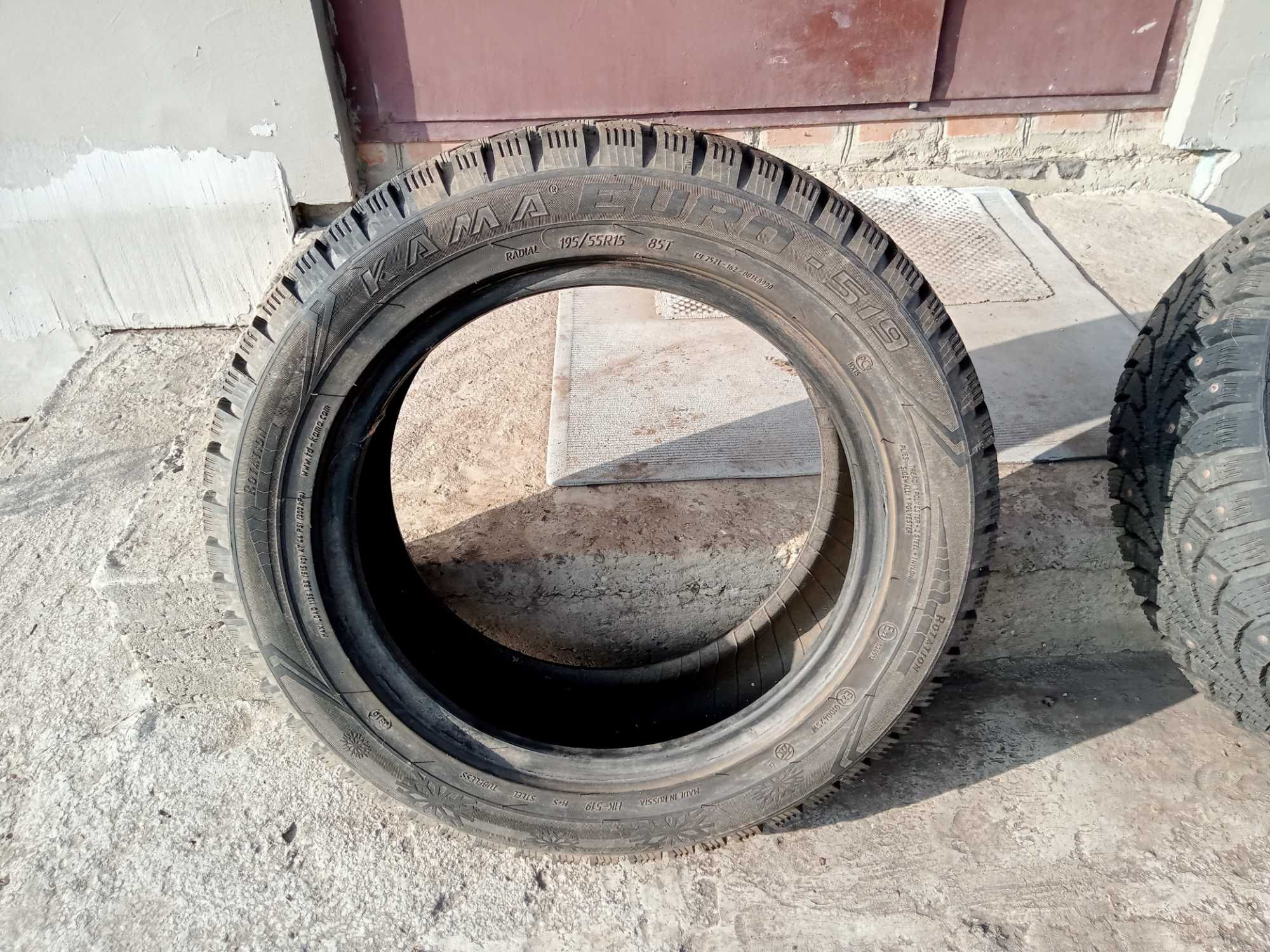 Продам зимову резину KAMA. 195 55 R15