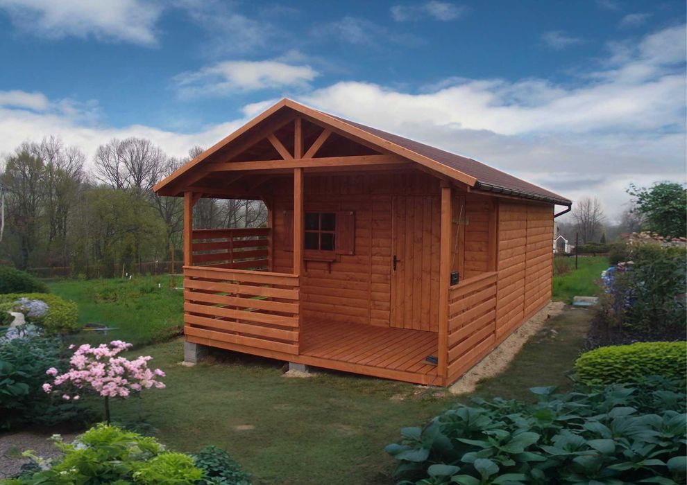 Altana Domek drewniany rekreacyjny letniskowy na działkę ROD (Kraków R