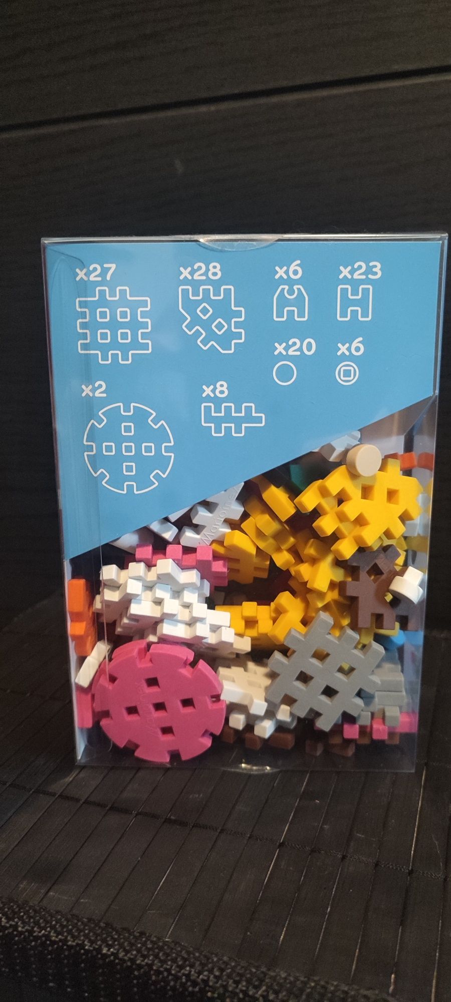 Klocki konstrukcyjne mini wafle Marioinex