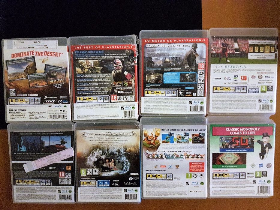 Jogos diversos PS3
