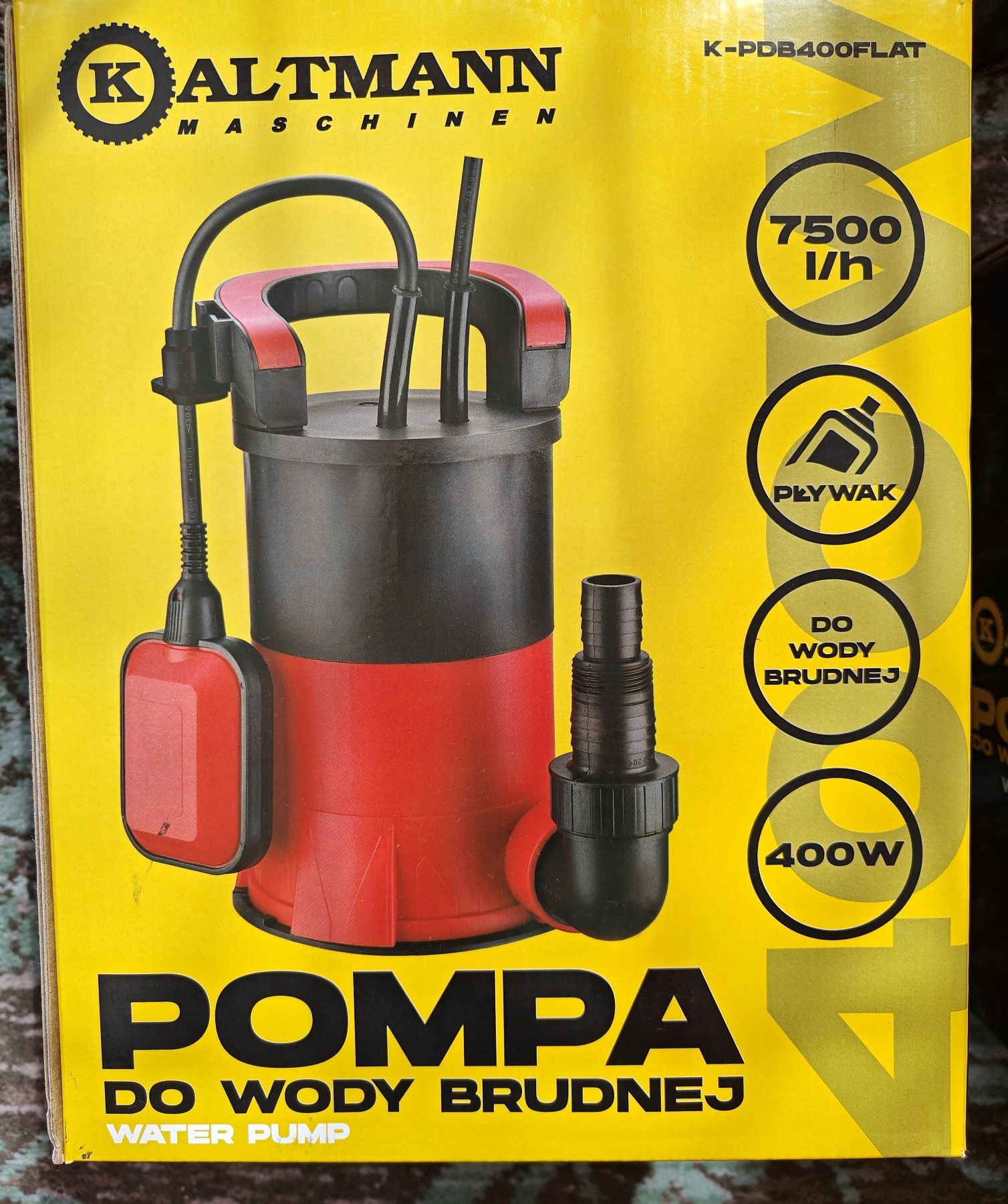 Pompa do wody brudnej Kaltmann 400 W