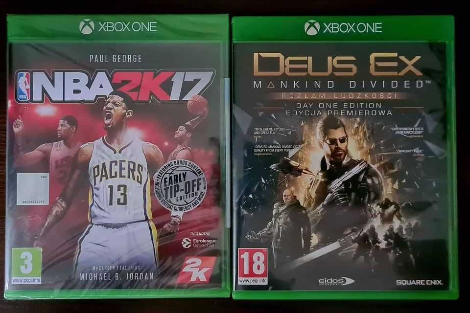 Deus Ex Mankind Divided i NBA2K17 (Xbox One/Xbox Series X)