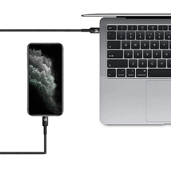 Wozinsky kabel przewód USB Typ C - Lightning Power Delivery 18W 1m cza