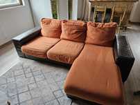 Sofa em Napa com chaise longue