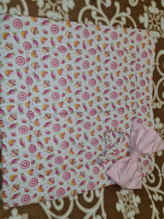 Конверт-одеяло двухсторонний для выписки, в коляску или кроватку