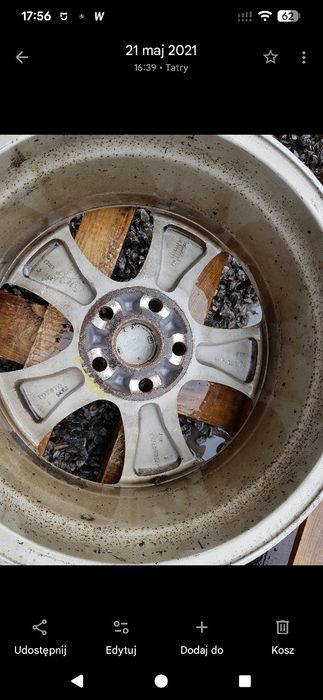 Toyota oryginalne alufelgi 17'