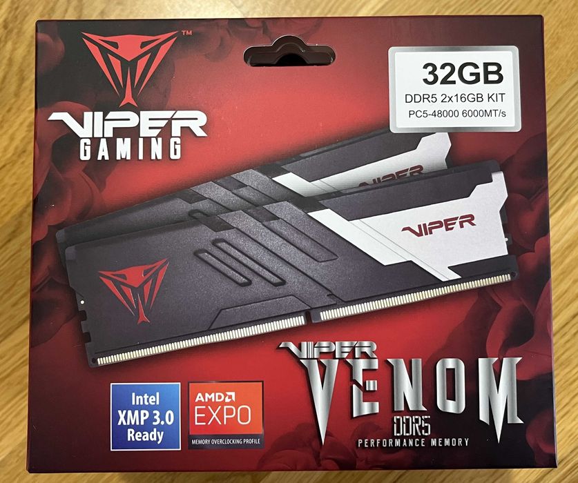 Okazja!! Pamięć DDR5 32GB Patriot Viper (2x16GB) 6000Mhz CL30