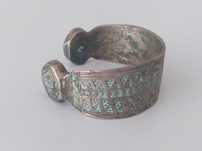 Pulseira tuareg antiga em bronze