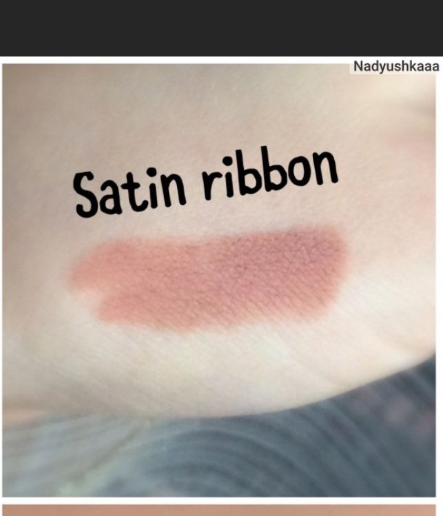 Матовая помада Nyx 07 satin ribbon