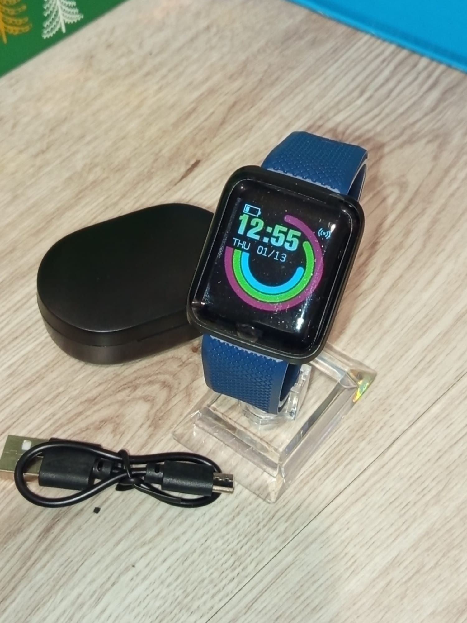 Zestaw słuchawki bezprzewodowe plus zegarek Smart watch