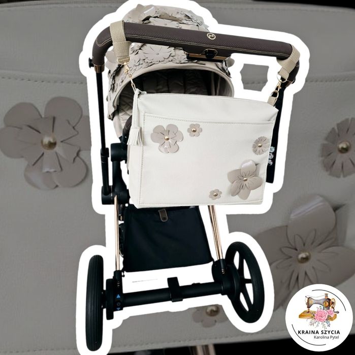 Organizer torebka do cybex priam mios coya epriam simply flowers beige