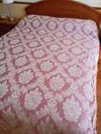 Colcha rosa casal
